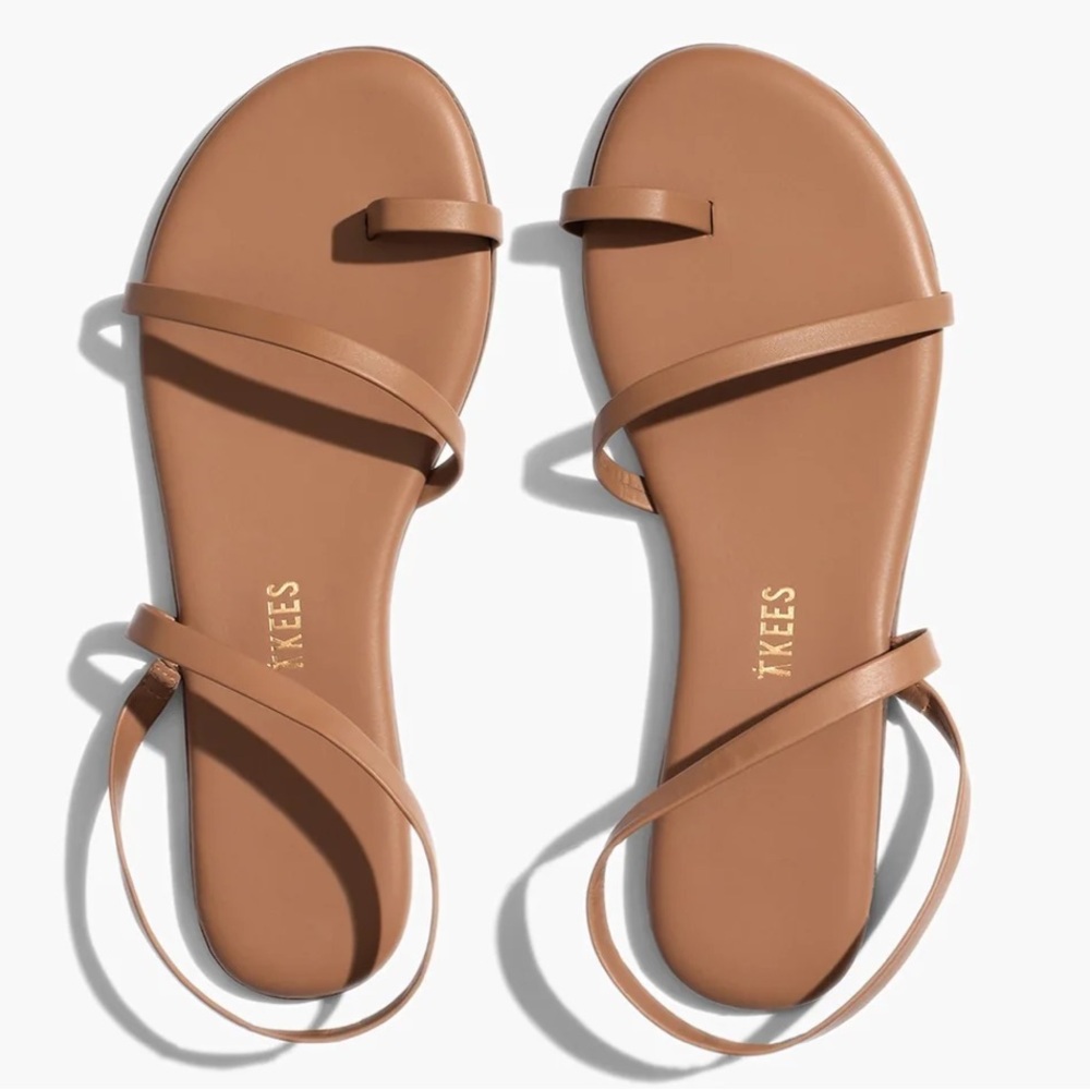 Tkees Dusty Rose coloured suede Mia Napa Sandals